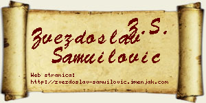 Zvezdoslav Samuilović vizit kartica